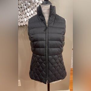 Talbots Black Puffer Vest